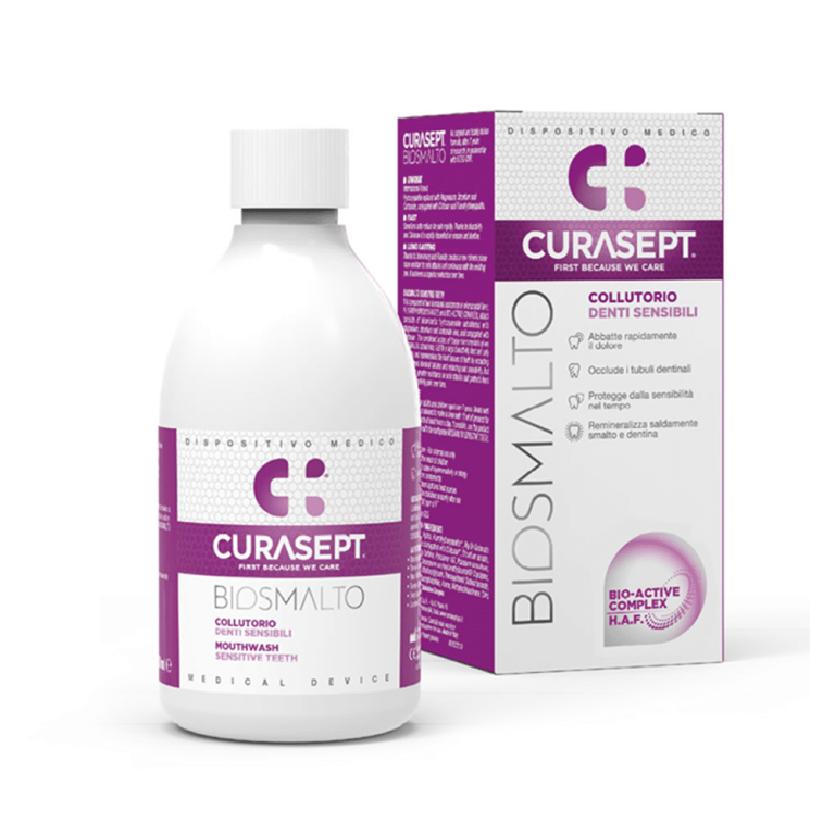 curasept biosmalto denti sensibili collutorio